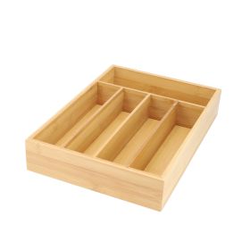 MegaChef Bamboo 5 Section Drawer Organizer
