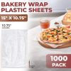 Clear Deli and Bakery Wrap Plastic Sheets