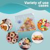 Pack of 1000 Portion Control Bags 10 x 8.5 Ultra Thin Design 0.50 mil Saddle Pack Bags 10 x 8 1/2. Lip and flip Type polyethylene Bags for Packing and