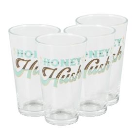 Wanda June Home By Miranda Lambert 4 Piece 16 Ounce Glass Honey Hush Tumbler Set