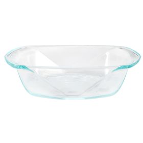 Soho Lounge Carnegie Hill 10 inch x 5.9 Inch x 2.6 Inch Tempered Glass Loaf Pan with Built-in Handles