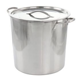 Gibson Everyday Whittington 16 Quart Stainless Steel Stock Pot with Lid