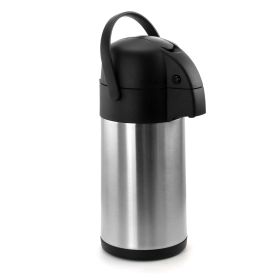 MegaChef 3.17 Quart Stainless Steel Airpot, Hot Water Dispenser for Coffee and Tea