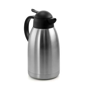 MegaChef 2.11 Quart Stainless Steel Thermal Beverage Carafe for Coffee and Tea