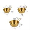 1pc Small Stainless Steel Rice Bowl; Ramen Bowl; Pasta Bowl; Korean Style Bowl
